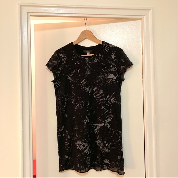 DIESEL black and grey mini dress - Picture 1 of 9